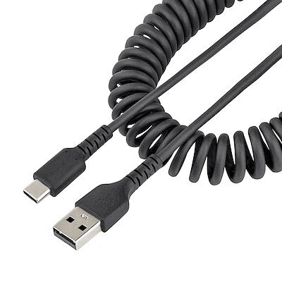 StarTech.com R2ACC-50C-USB-CABLE USB kábel 0,5 m USB 2.0 USB A USB C Čierna