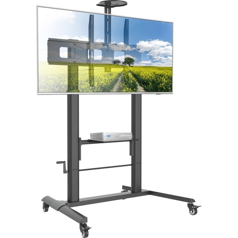 Techly ICA-TR230 multimediálny vozík a stojan Čierna Plochý panel