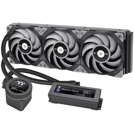 Thermaltake Floe Rc Ultra 360 vodné chladenie AiO, čierne,