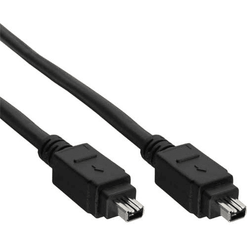 InLine FireWire M-M 3m 4-p Čierna