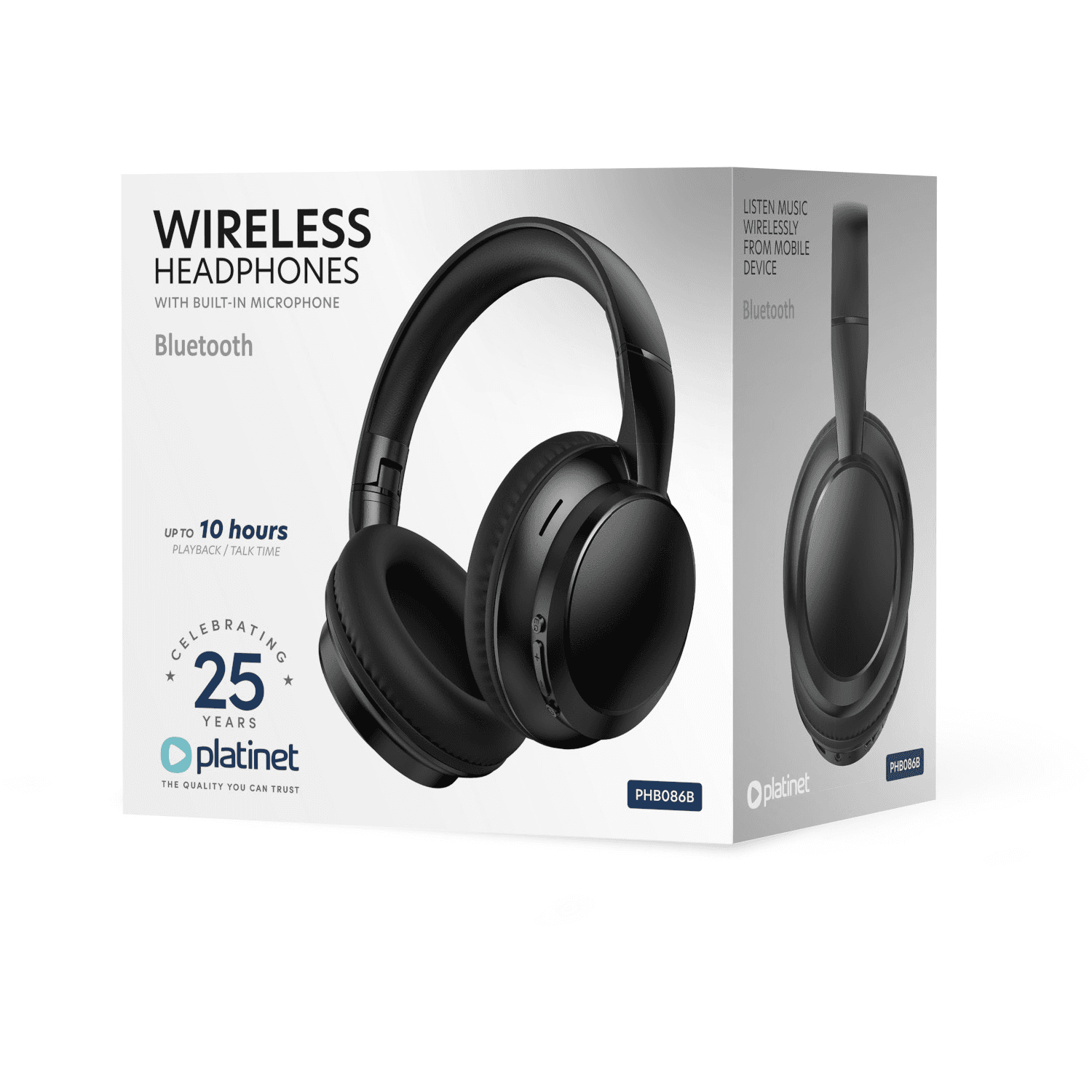 SLÚCHADLÁ PLATINET BLUETOOTH V5.3 BEZDRÔTOVÉ STEREO NÁUŠNÉ SKLADACIE