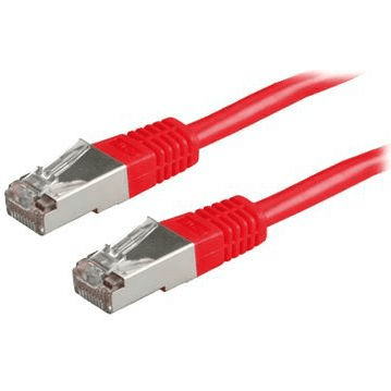 Prepojovací kábel Value S/FTP 6 RJ45 / RJ45 10 m červený