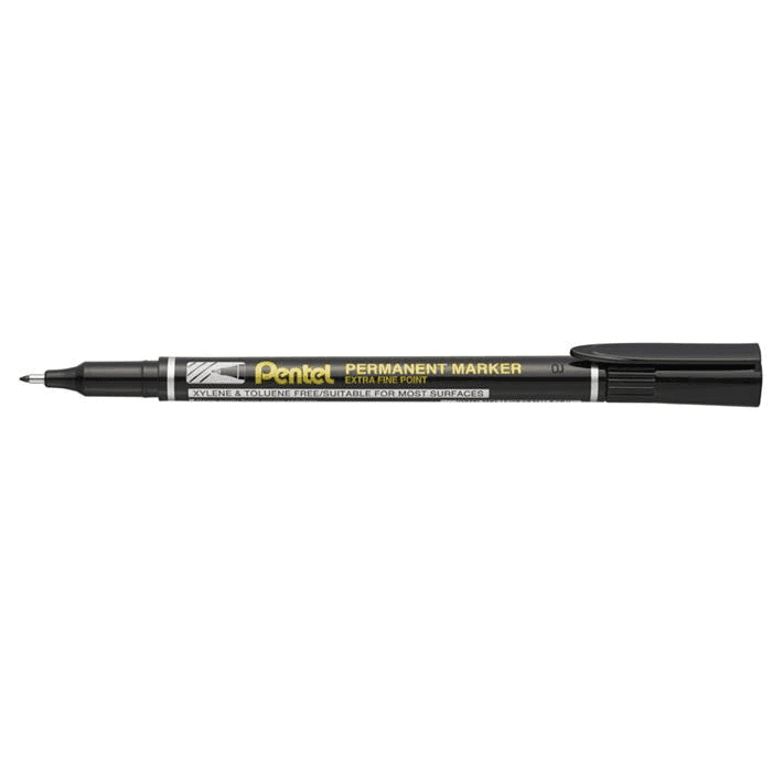 Permanentný popisovač čierny Pentel 1 ks
