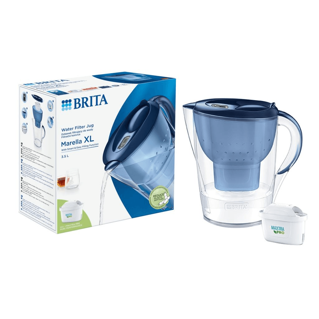 Filtračná kanvica Brita Marella XL 3,5 l modrá s 1 filtrom MAXTRA PRO
