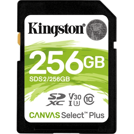 Kingston Technology Canvas Select Plus 256 GB SDXC UHS-I Trieda 10