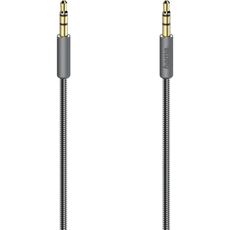 Hama 00205129 audio kábel 0,75 m 3.5mm Čierna, Šedá