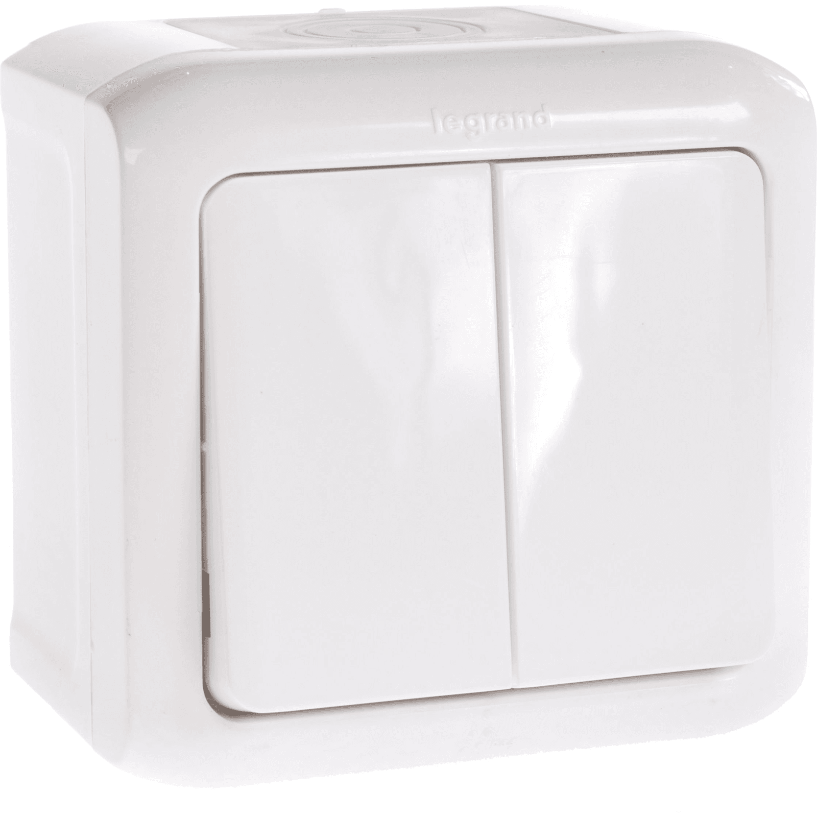 Legrand Classic Dvojitý Spínač Biely 782362