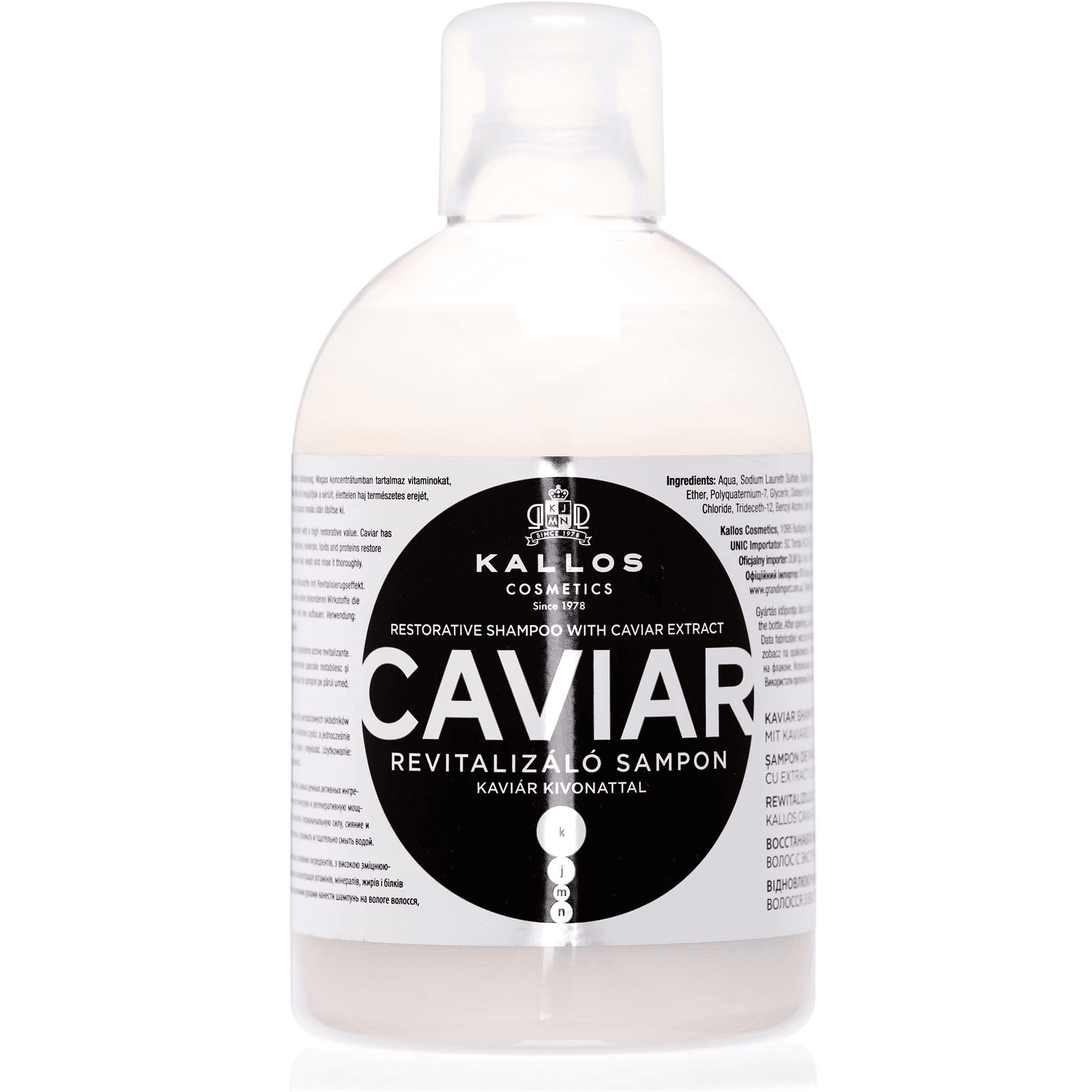Kallos Caviar Restorative Hair Shampoo With Caviar Extract revitalizačný