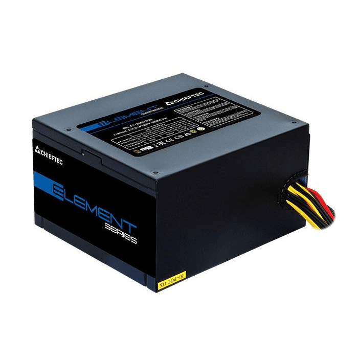 Chieftec ELP-600S zdroj 600 W 20+4 pin ATX PS/2 Čierna