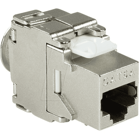 Zásuvka Keystone kat.6A STP 22-26 AWG LogiLink Professional, beznástrojová