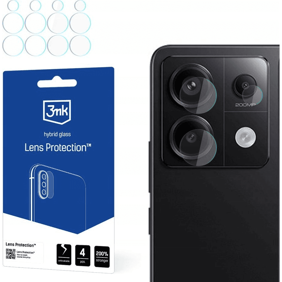 Hybridné sklo 3MK pre Xiaomi Redmi Note 13 Pro 5G, 4 ks