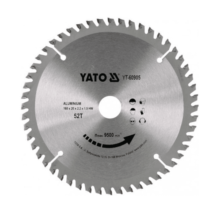 KOTÚČ NA REZANIE ALUMINIUM 180mm YT-60907 DIVADELNÝ