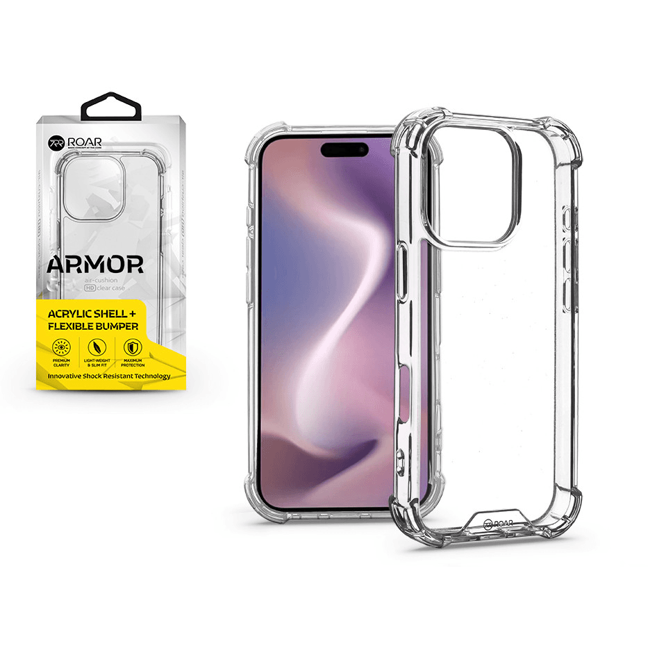 Zadný Kryt Alecase pre Apple iPhone 16 Pro puzdro na telefón bezfarebné
