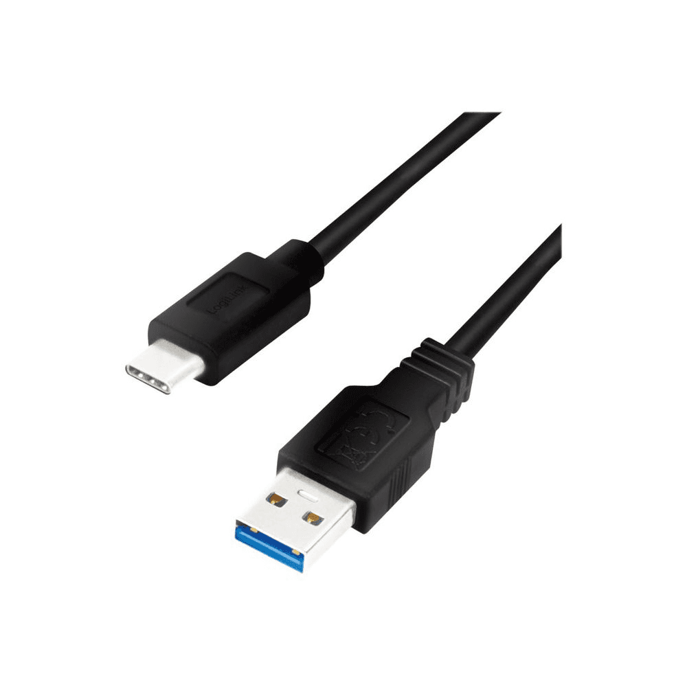 Kábel Logilink USB - USB typ C 0,5 m čierny