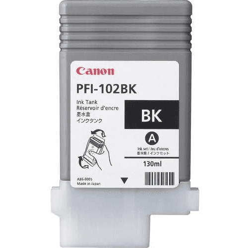 Canon PFI-102BK atramentová náplň Originál Čierna