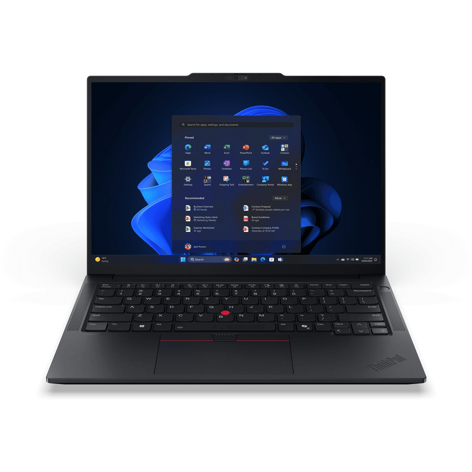 Lenovo ThinkPad E14 Gen 7 (AMD) AMD Ryzen™ 7 250 Laptop 35,6 cm (14") WUXGA 16 GB DDR5-SDRAM 512 GB SSD Wi-Fi 6E (802.11ax) Windows 11 Pro Anglický Čierna