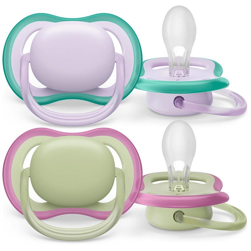 Šumítko Philips Avent Ultra Air Silikónové Upokojujúce 0-6 mesiacov 2 ks +