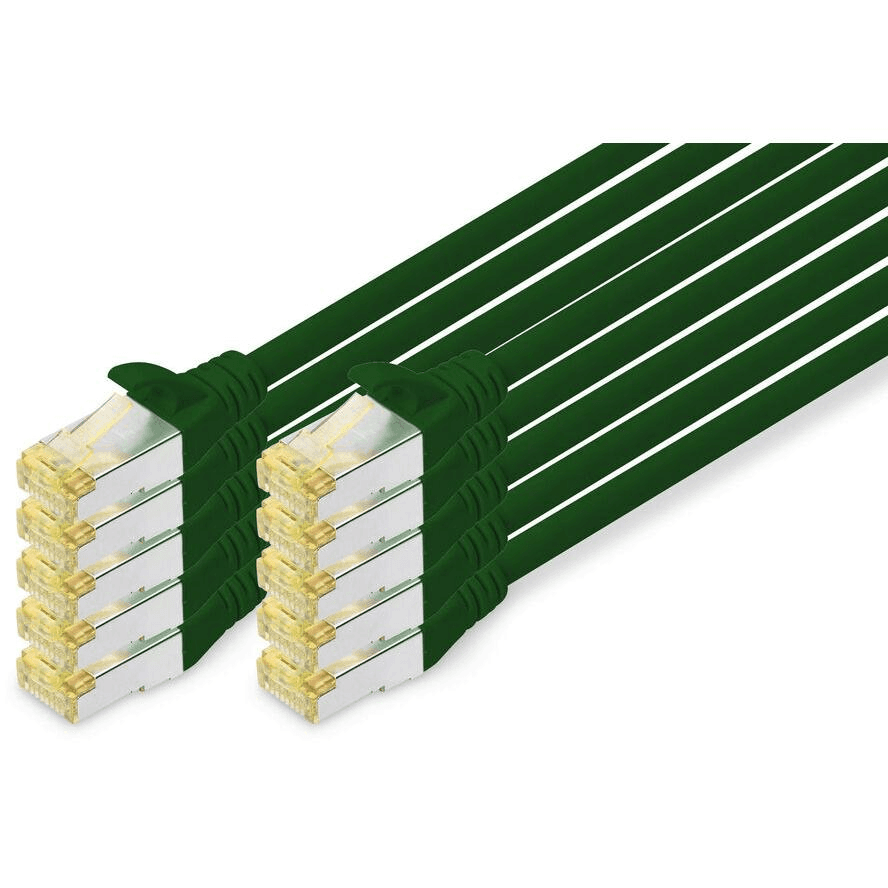 Digitus Sieťový kábel CAT 6A S/FTP, 10 kusov