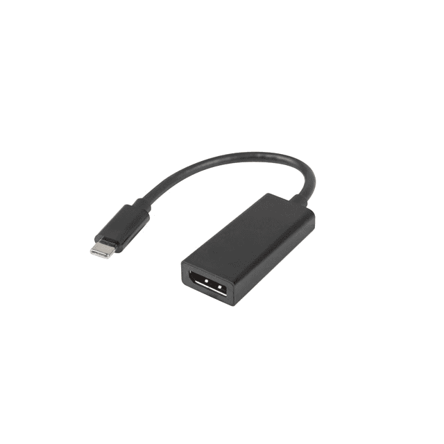 Adaptér USB-C - DisplayPort Lanberg AD-UC-DP-01 15 cm čierny