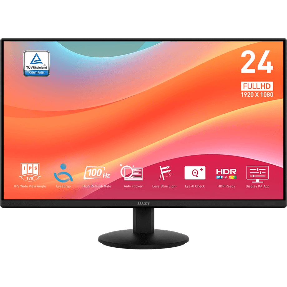 Monitor MSI PRO MP242L 23,8" FHD LED 100Hz matný čierny