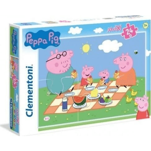 Clementoni Peppa Pig Supercolor 24 Maxi Puzzle 24 kusov rozprávky
