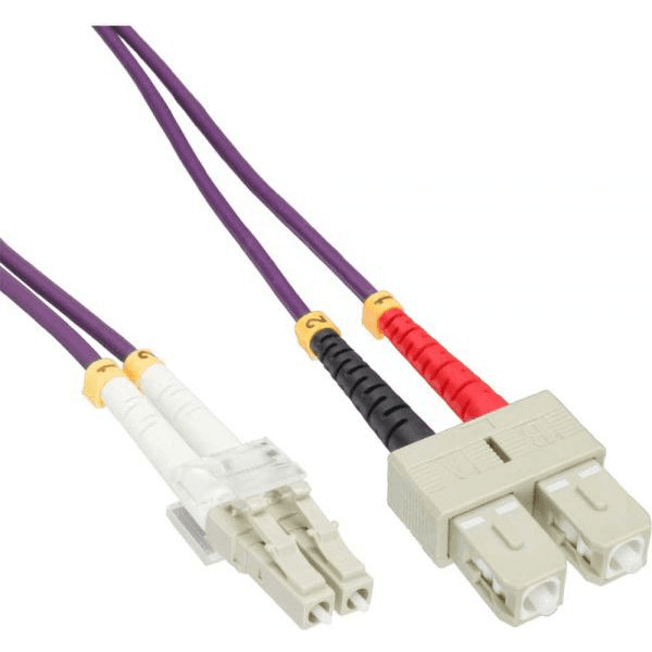 InLine 88640P InfiniBand a kábel z optických vlákien 10 m Purpurová