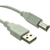 Sandberg 502-78 USB kábel 1,8 m USB A USB B Biela