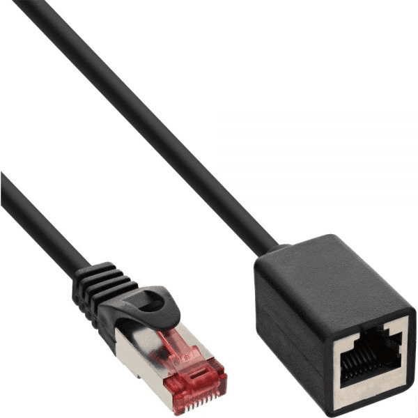 InLine 76903X sieťový kábel Čierna 3 m Cat6 S/FTP (S-STP)