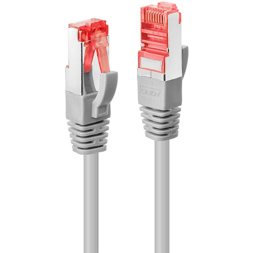 Lindy RJ-45 Cat6 S/FTP 3 m sieťový kábel Šedá S/FTP (S-STP)