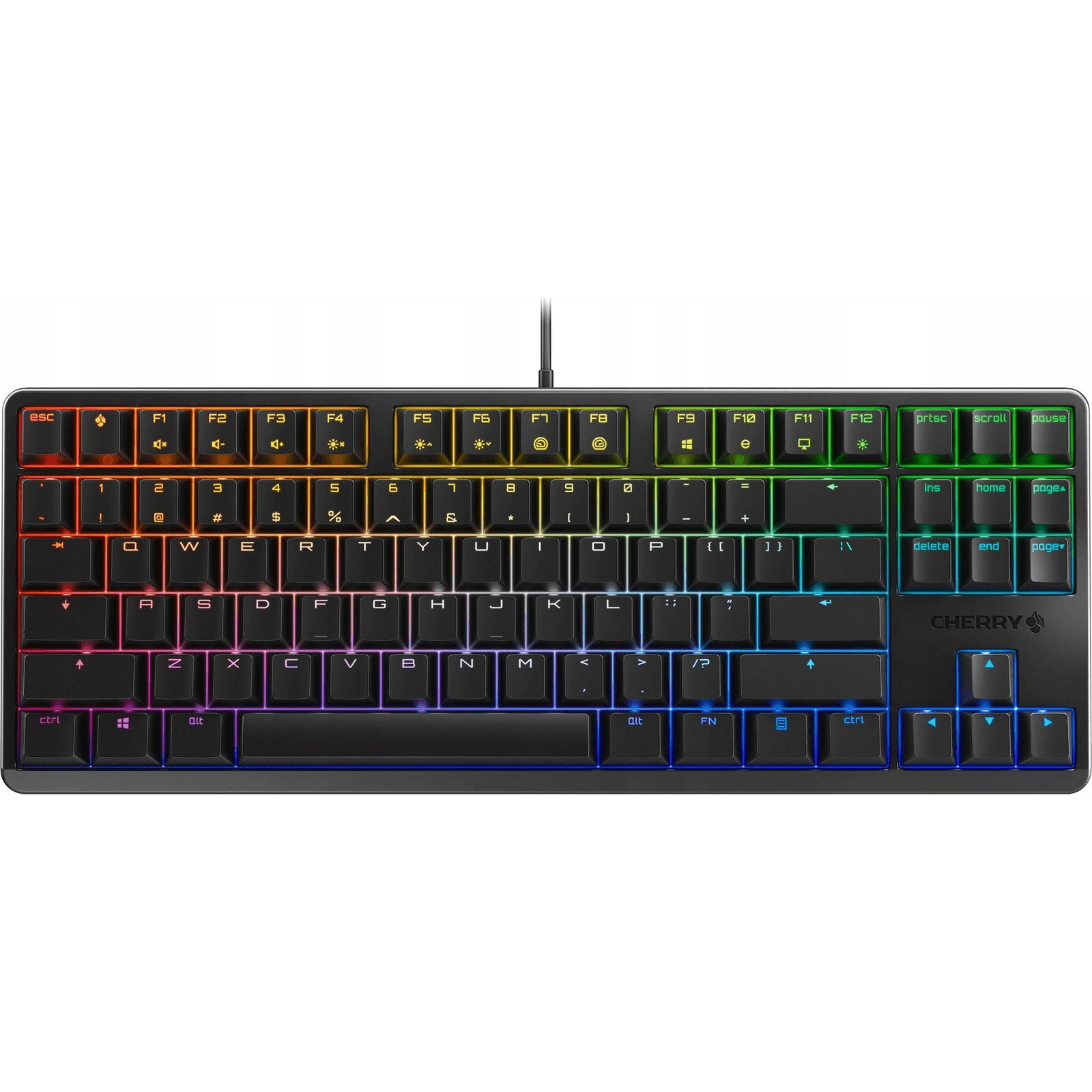 CHERRY G80-3000 S TKL klávesnica USB QWERTY US International Čierna