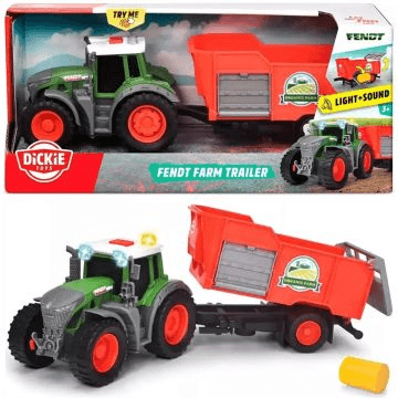 Dickie Farm Traktor s prívesom 28 cm 3734001
