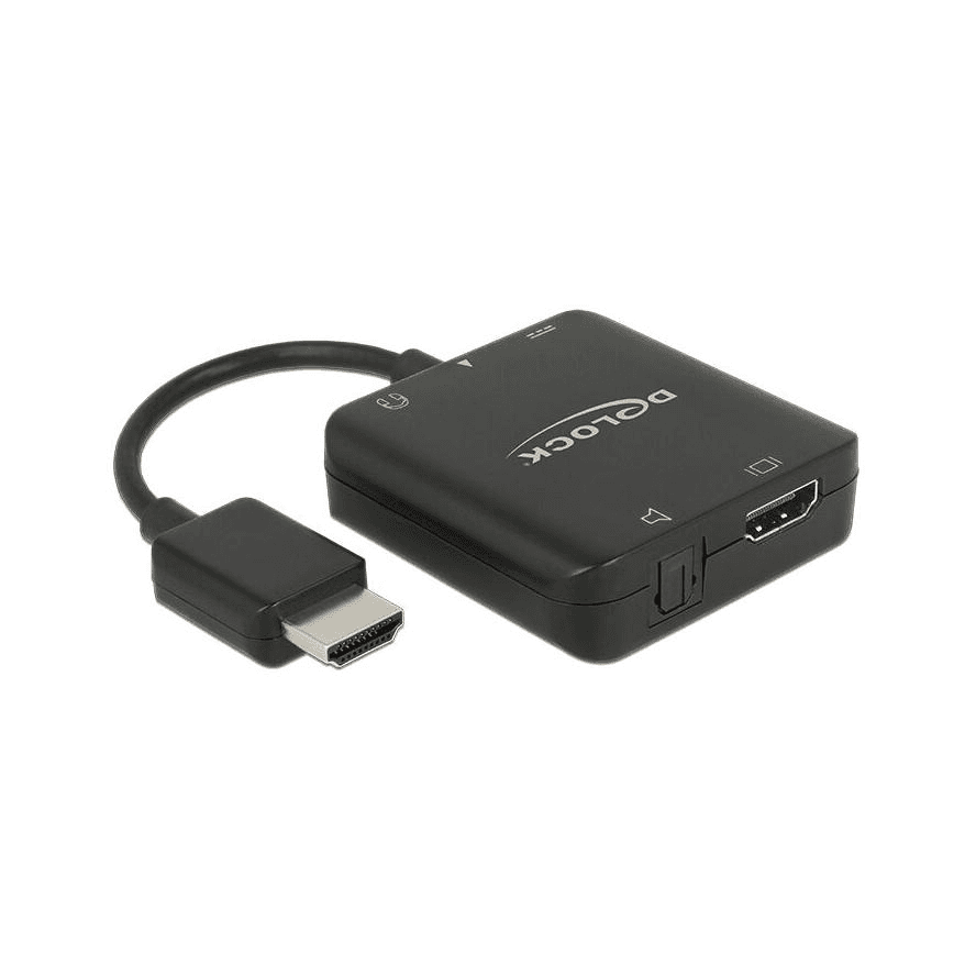 DeLOCK HDMI-A St HDMI +Audio Extractor - Adaptérový kábel 4K