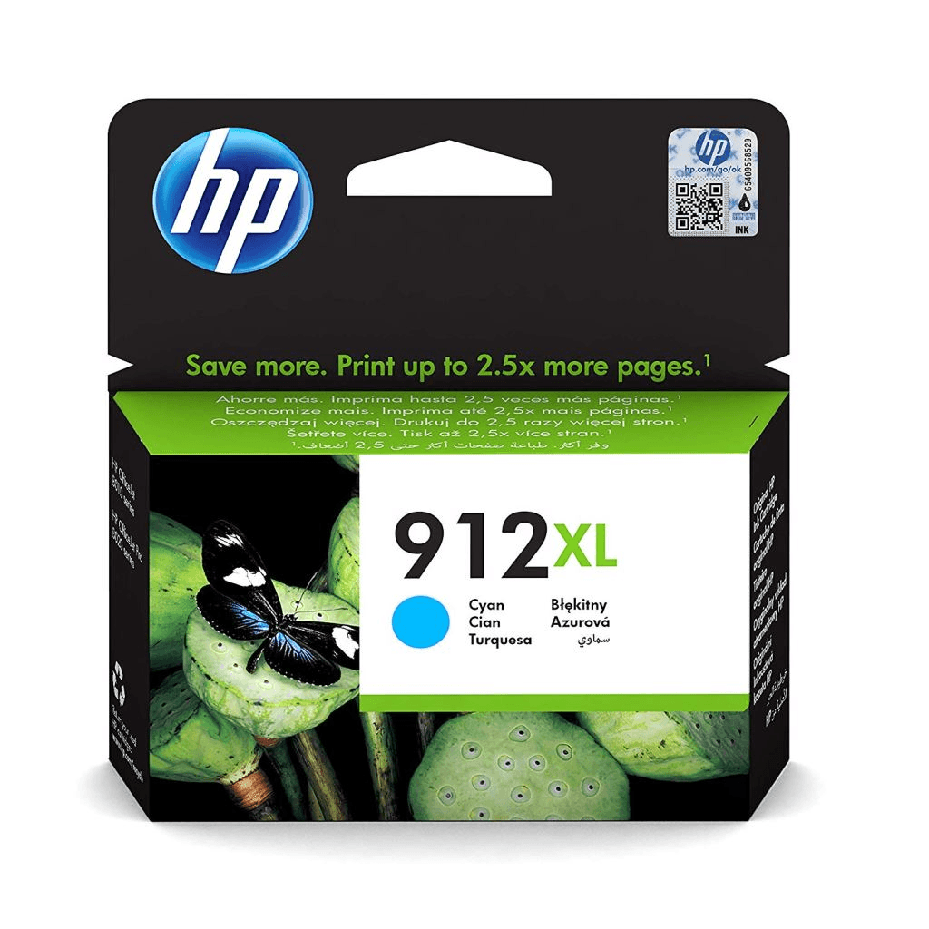 HP 912XL High Yield Cyan Original Ink Cartridge atramentová náplň 1 kusov Originál Vysoký (XL) výnos