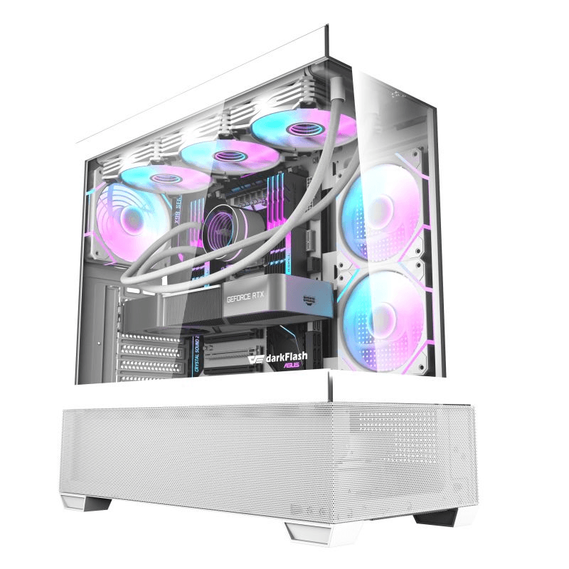 Puzdro darkFlash DS900 Air White Midi Tower biele