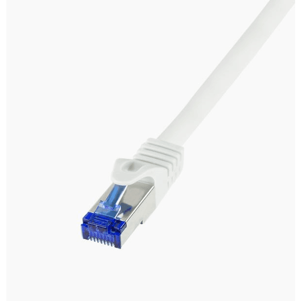 Patchcord LogiLink C6A031S Cat.6A S/FTP Ultraflex 1,0 m biely