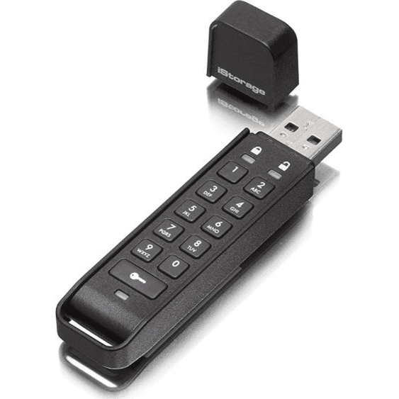 iStorage datAshur Personal2 USB kľúč 8 GB USB Typ-A 3.2 Gen 1 (3.1 Gen 1) Čierna