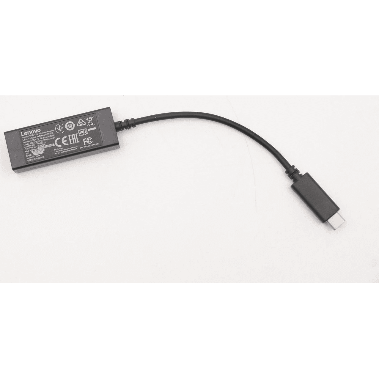 Lenovo USB-C na gigabitový ethernetový adaptér, 5C11E09636