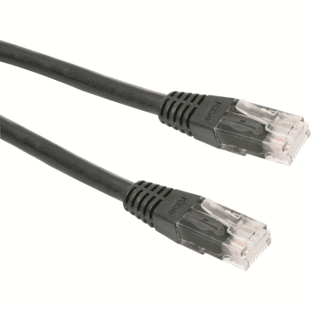 Patchcord U/UTP 5e Gembird RJ45 / RJ45 0,5 m čierny 8716309038560