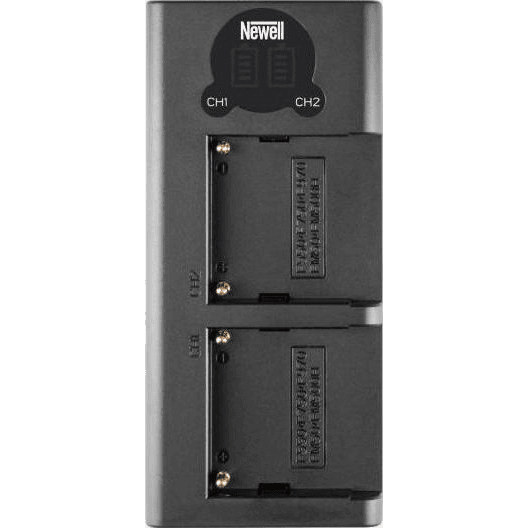 Nabíjačka dvojkanálová Newell DL-USB-C pre batérie NP-F550/770/970