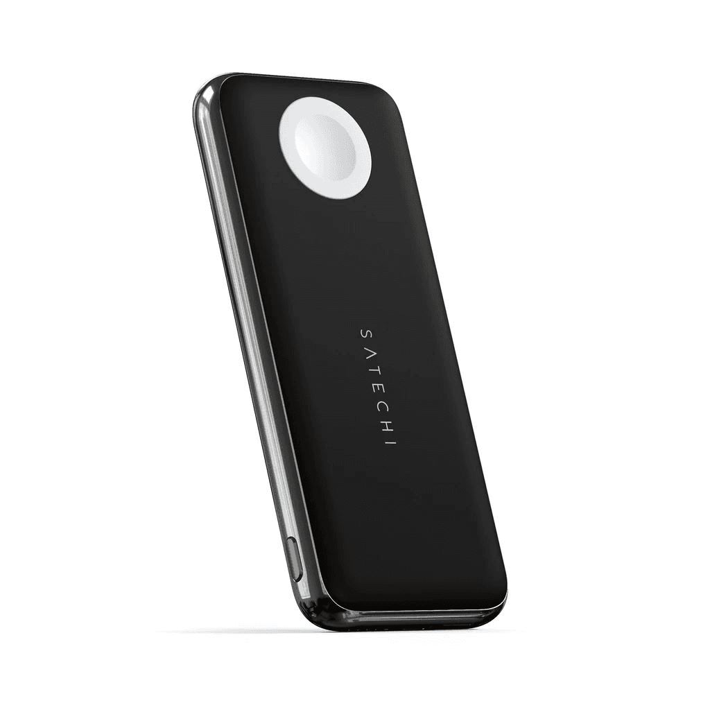 Satechi Quatro Wireless Powerbank: USB-C PD / USB-A / 10000 mAh čierna
