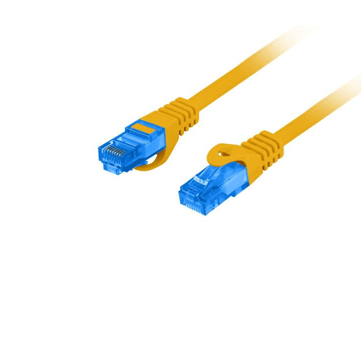 Patchcord S/FTP 6a Lanberg RJ45 / RJ45 10 m oranžový