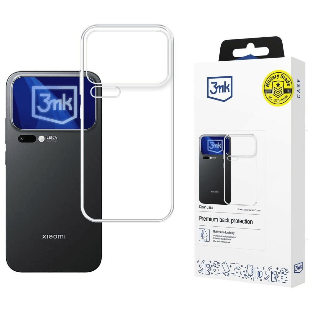 Priehľadné puzdro kryt pre Xiaomi 17 Pro 3mk Clear Case
