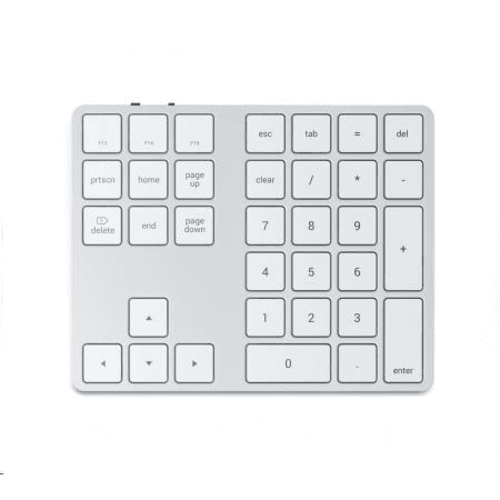 Satechi Aluminium Extended Keypad - bezdrôtová numerická klávesnica s
