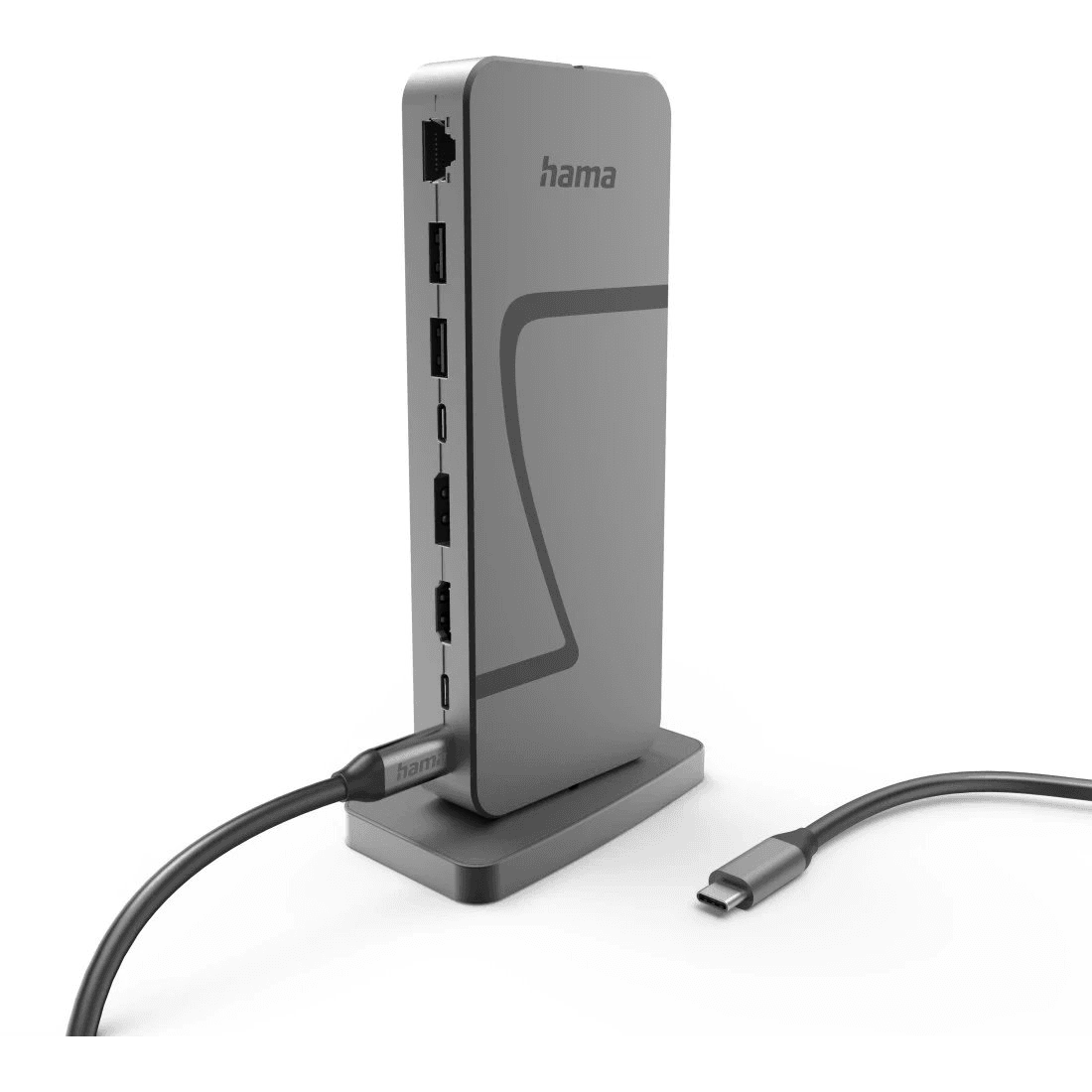 Hama Connect2Office Speed USB 3.2 Gen 1 (3.1 Gen 1) Type-C 40000 Mbit/s Antracit