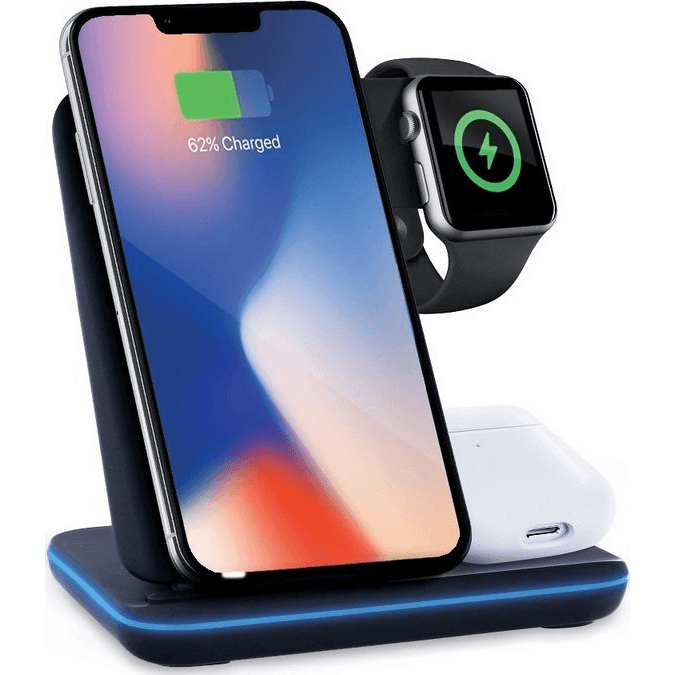 Nabíjacia Stanica 3v1 pre Apple Watch, Airpods a iPhone