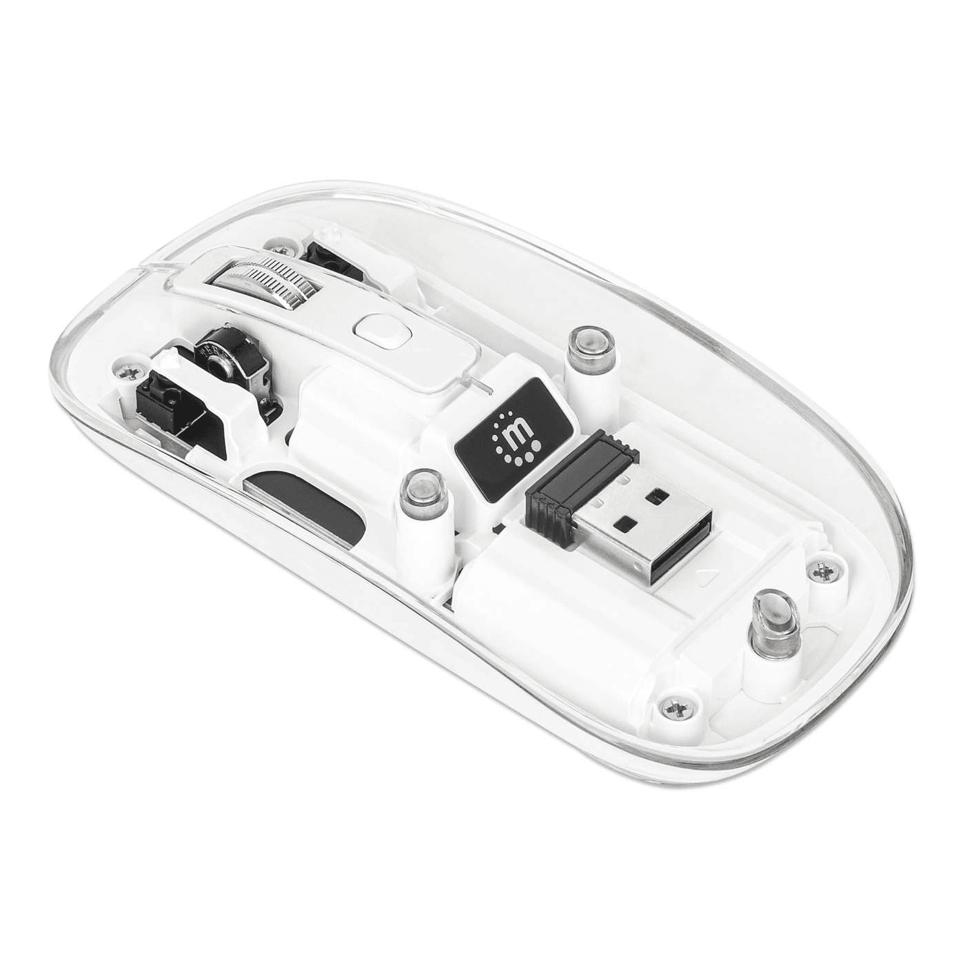 Manhattan 190275 myš Univerzálne Všestranný RF Wireless Optický 1600 DPI