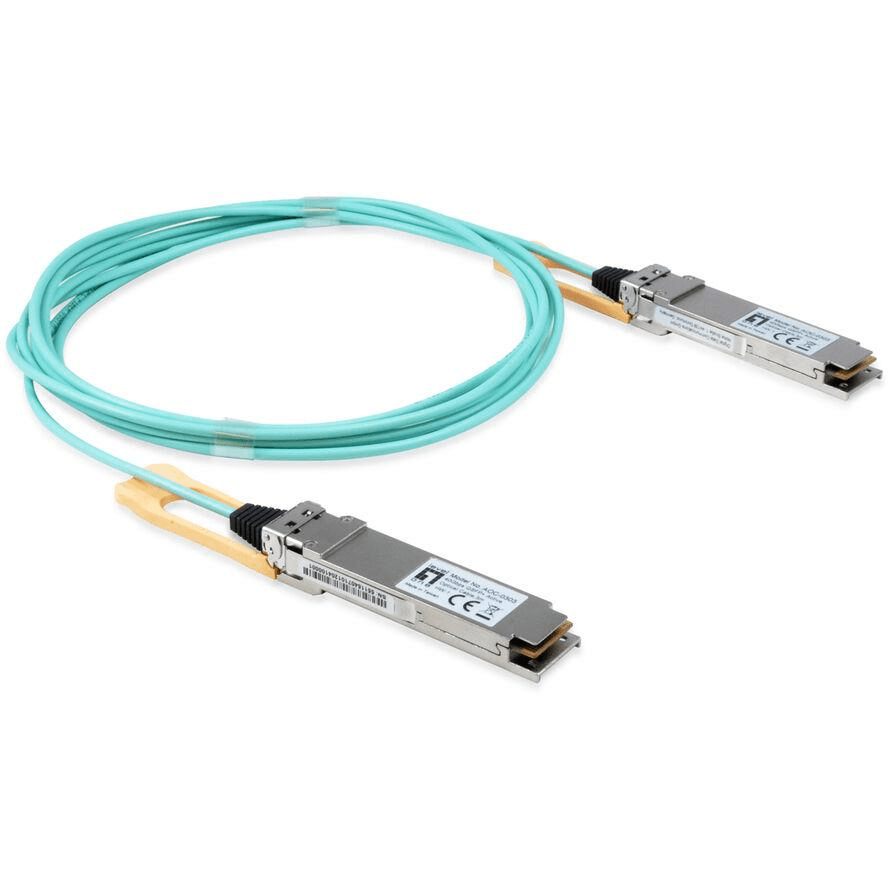 LevelOne AOC-0503 modul transcieveru Optické vlákno 103100 Mbit/s QSFP28 850 nm