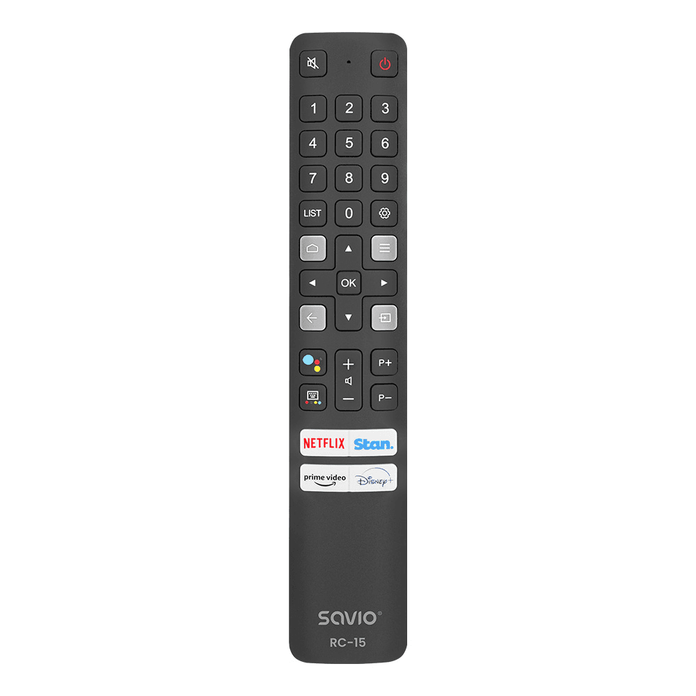 Diaľkový Ovládač Univerzálna náhrada za TV Televízor TCL Savio RC-15 Smart