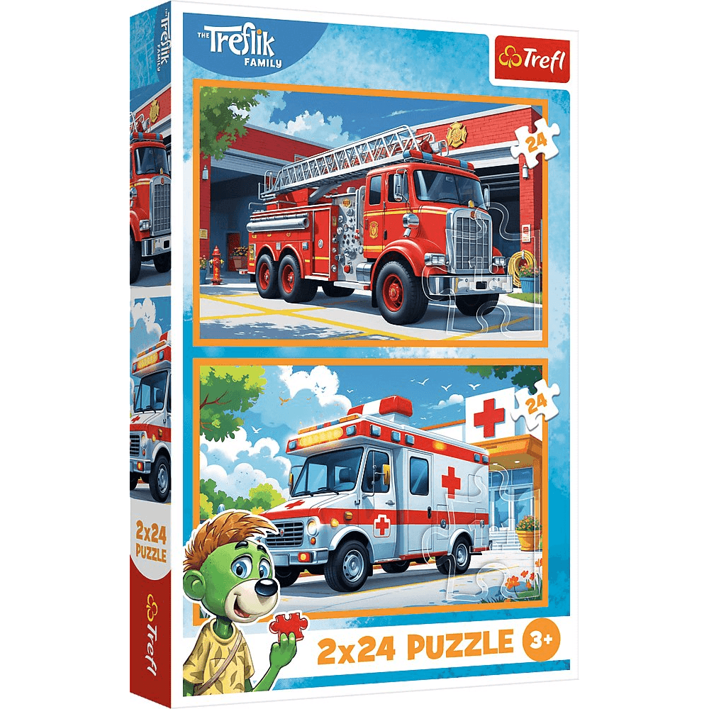 Trefl 34447 puzzle 24 kusov Vozidlá