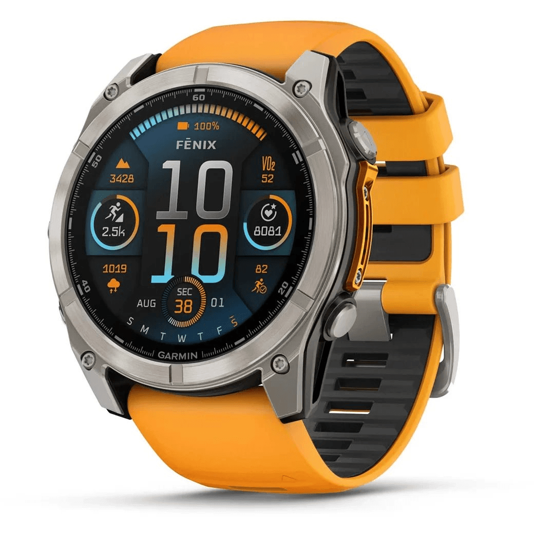 Športové hodinky Garmin Fenix 8 AMOLED Sapphire Titánová sivá